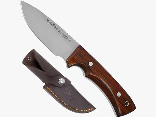 Muela small Rhino Messer mit Lederscheide