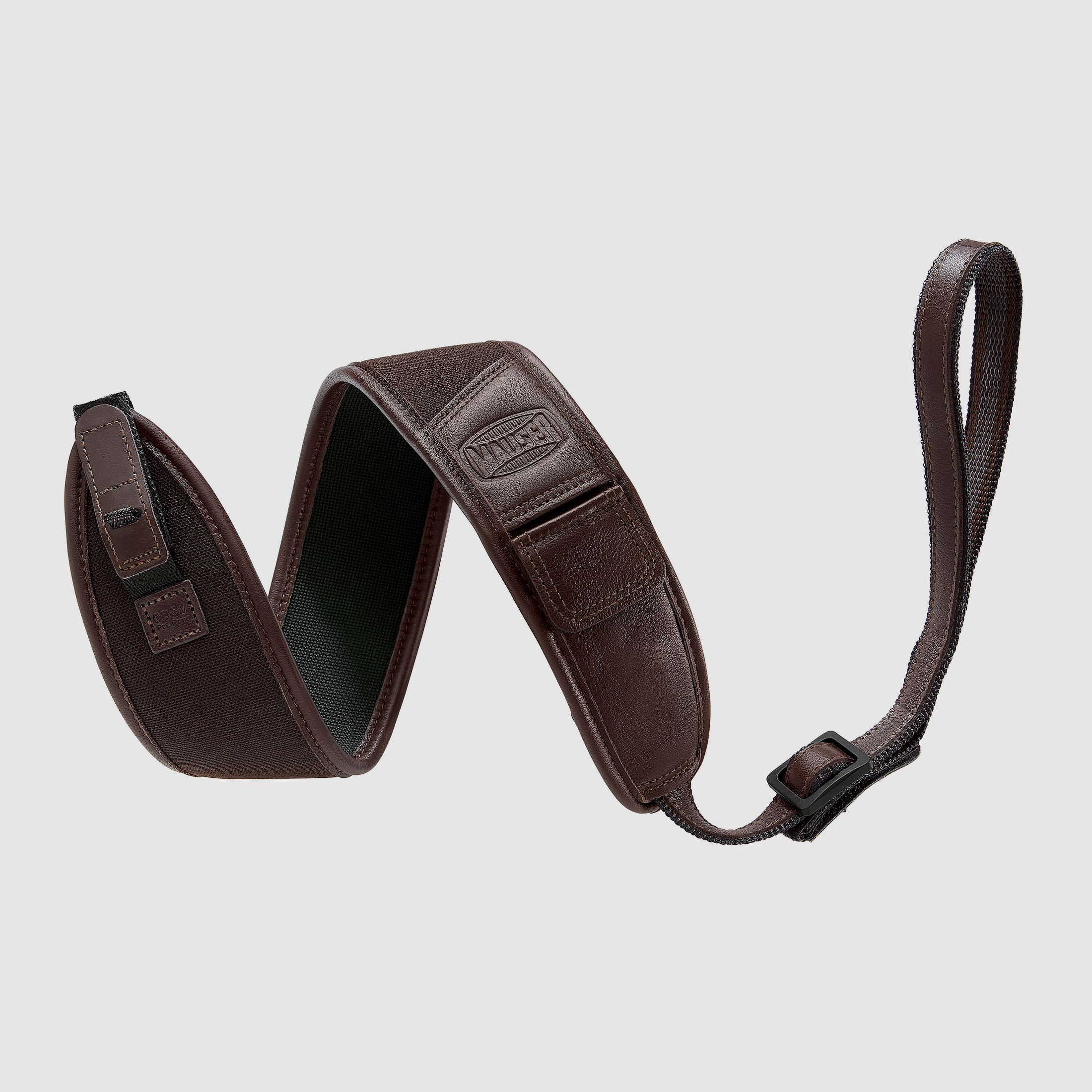 Mauser geweerriemen Deluxe leer bruin