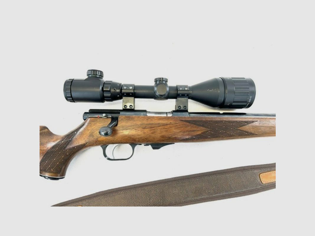 Weihrauch Hw 60 J Kal. .22 Mag mit Leapers Zielfernrohr 3-9×50 AO Mil Dot IR gebraucht, Bild 3 von 5