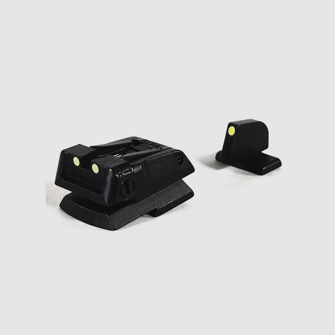 Heckler & Koch sport sights for pistols, adjustable from LPA HK suppressor adjustable sight Superluminova (rear sight + front sight) for P30, SFP9, HK45