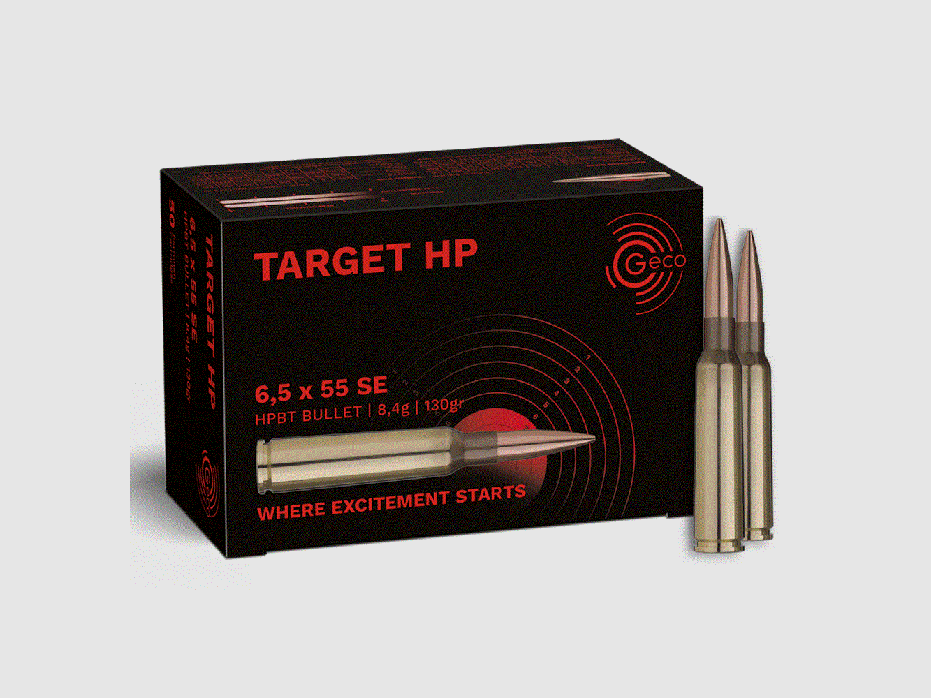 GECO 6,5x55SE Target HP 8,4g / 130grs 50Stk