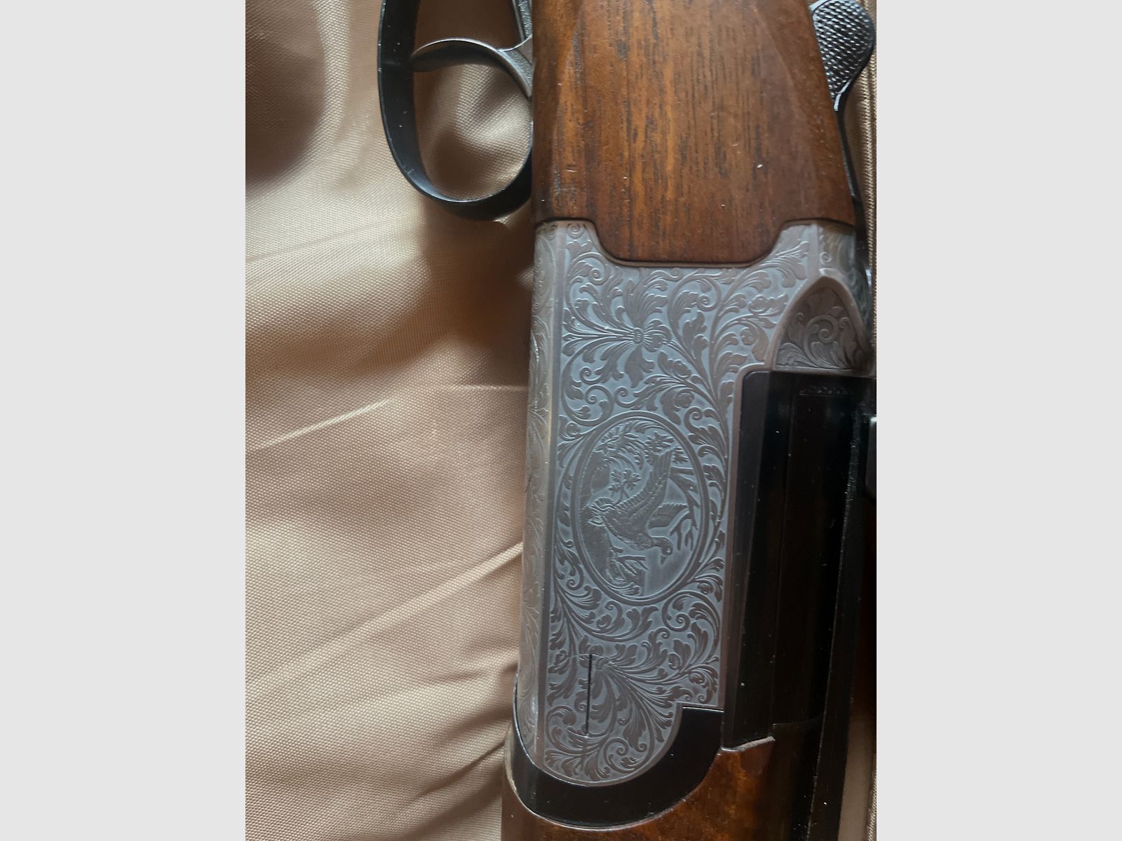 Antonio Zoli De Luxe Bockbüchsflinte 9,3x74R / 12/70 + .222 Einstecklauf + Schmidt & Bender 2,5–10 Top Zustand