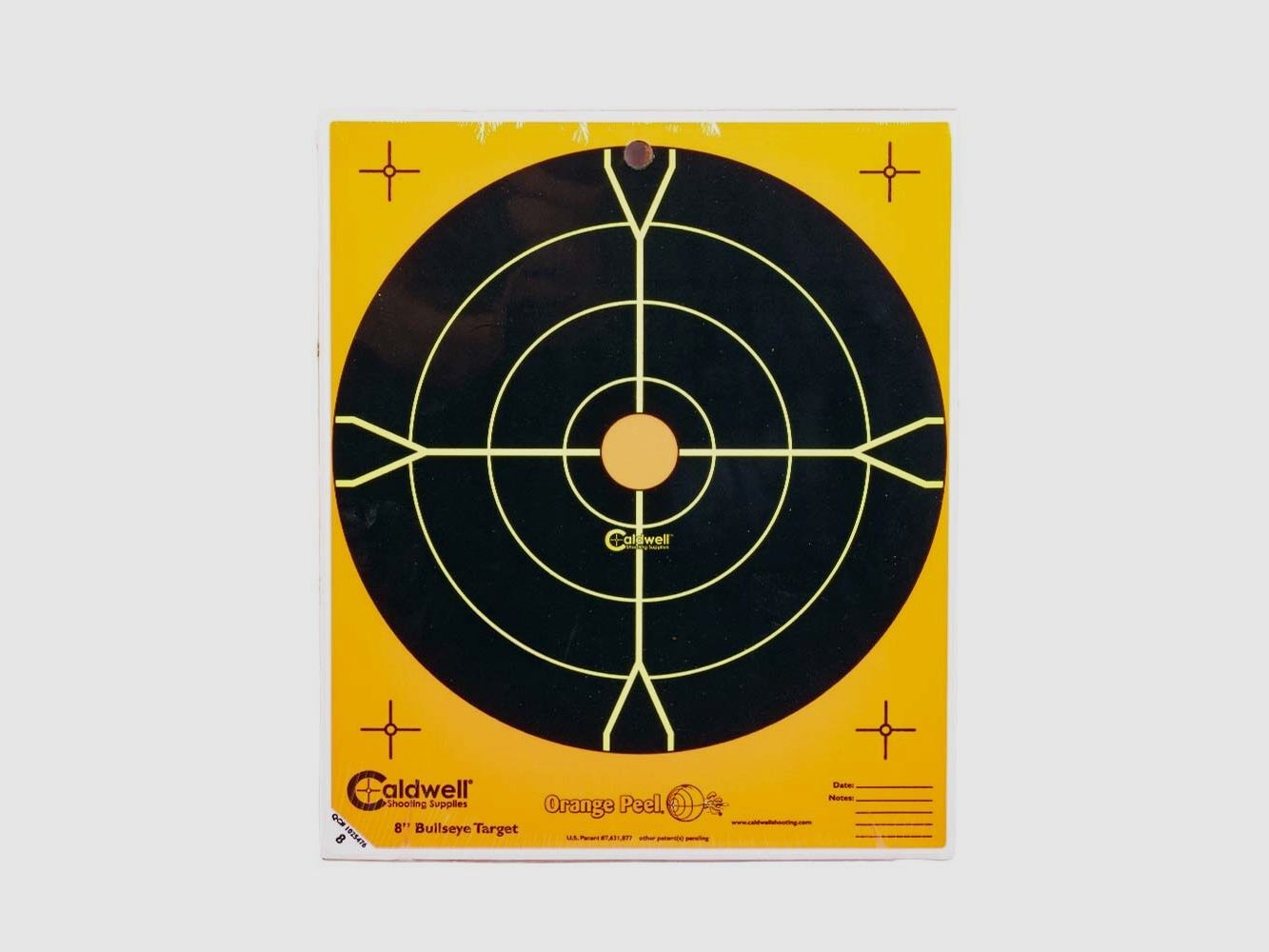 Caldwell Orange Peel Bullseye Target Zielscheiben 8 Zoll 5 Stk, Bild 1 von 2