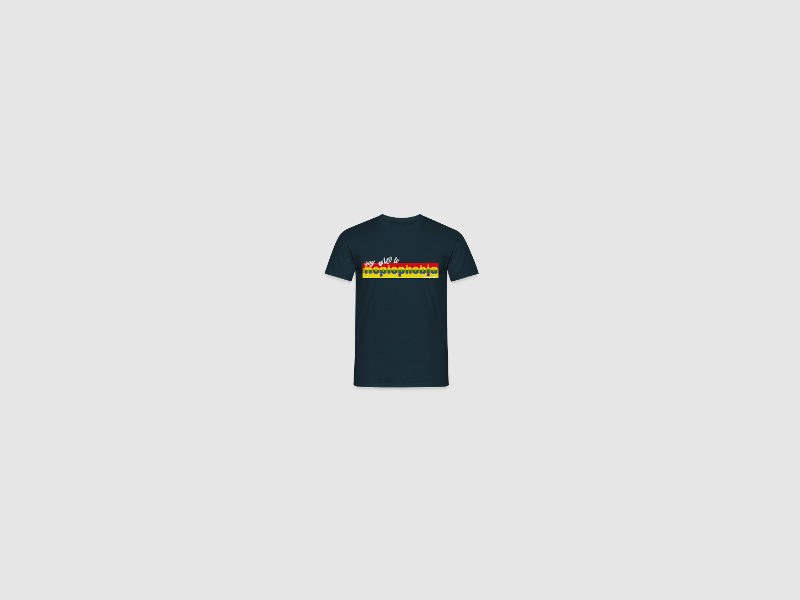 say NO to Hoplophobia - Männer T-Shirt Lilagrau