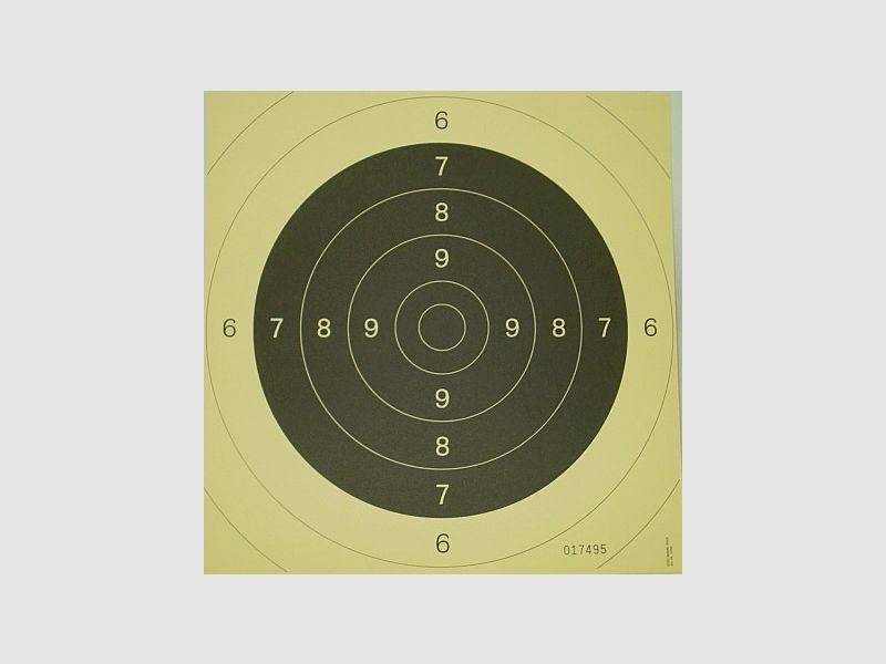 Spiegel f. Pistolenscheibe 25m - GK/KK 100m Maße:26x26cm aStück