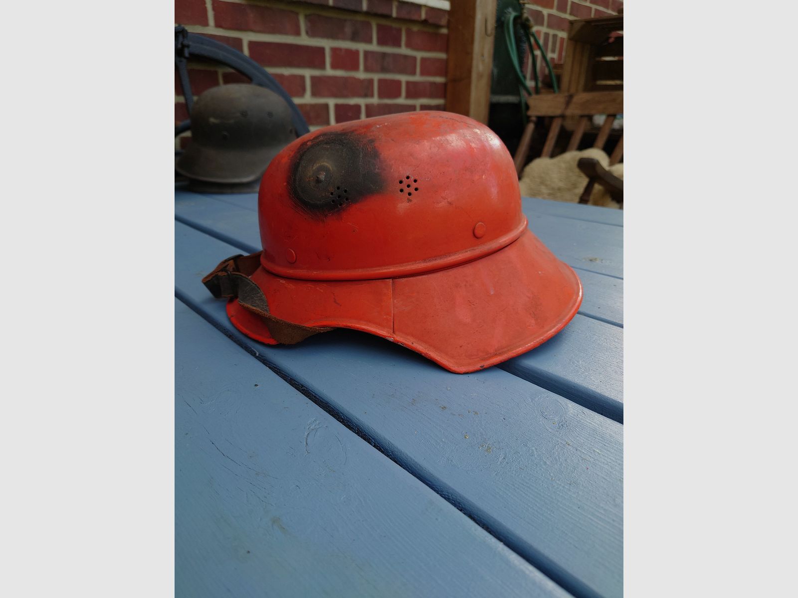 Gladiator M38 Luftschutzhelm WW2 WK2 kein kar98 mp40 stg