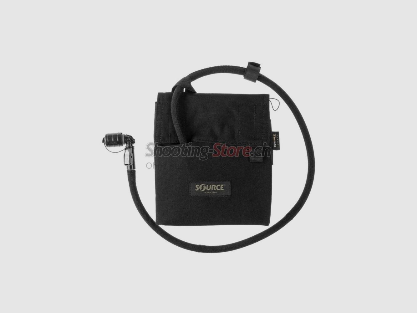 Source Kangaroo 1L Collapsible Canteen with Pouch Black