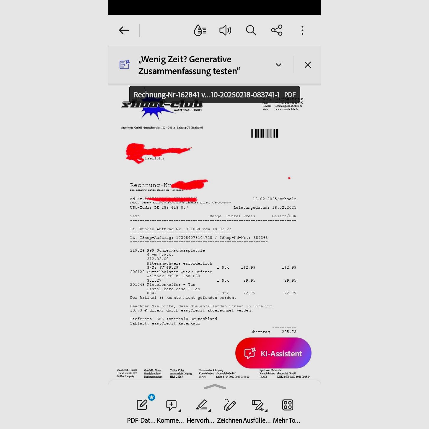 WALTHER P99 Mit Zubehör und Rechnung