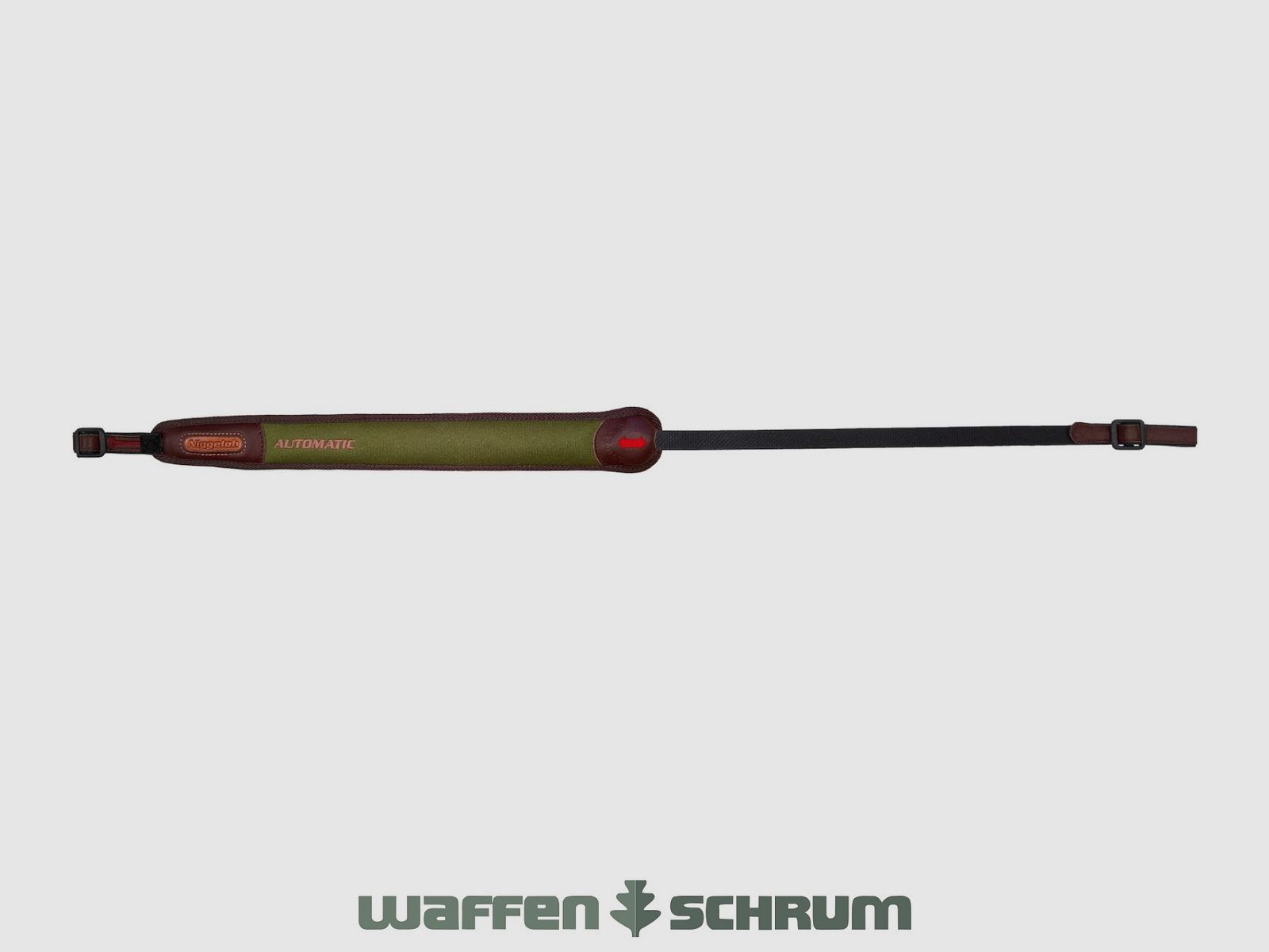 Correa de rifle Niggeloh Automatic Neoprene - cuero - verde