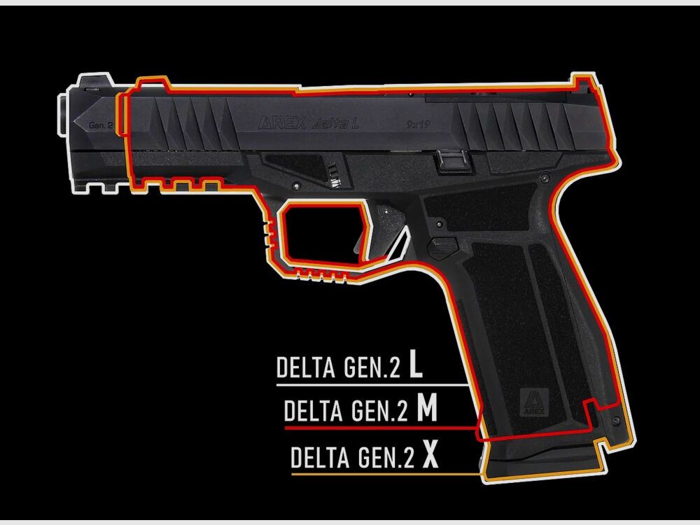 Arex Delta M Black OR (Optics Ready)