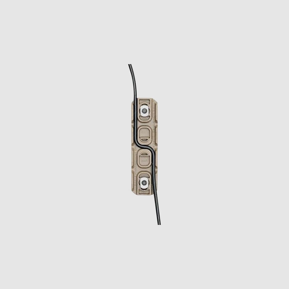 STRIKE INDUSTRIES AR-15 M-LOK CABLE MANAGEMENT RAIL COVERS LONG FDE 2PK, image 2 of 2