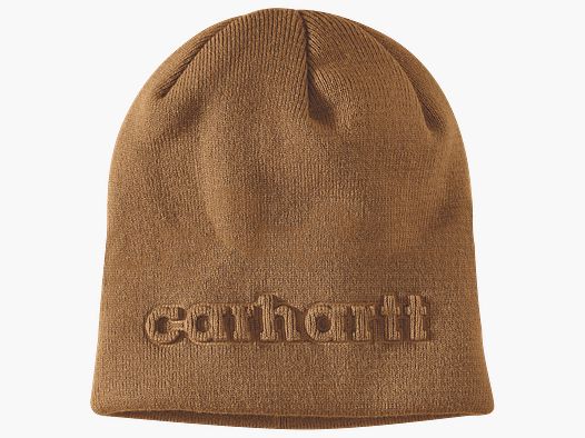 Czapka Carhartt Knit Embossed Mężczyźni Carhartt Brązowy