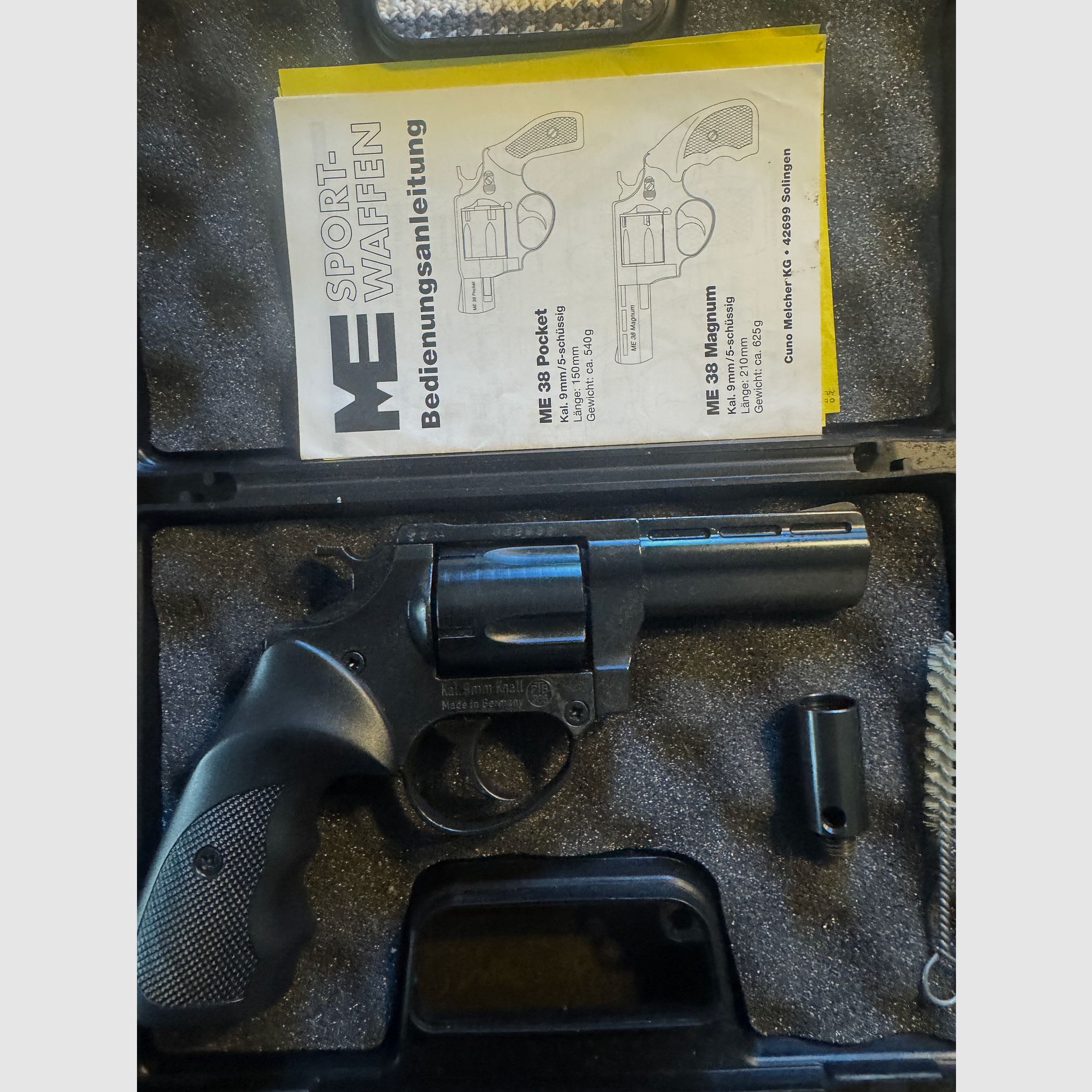 Melcher ME 38 Magnum 9mm P.A.K.