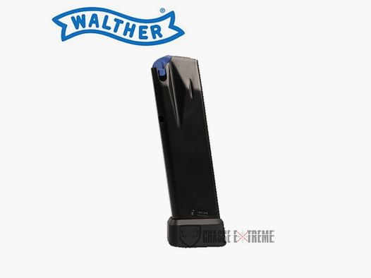 Magazynek WALTHER PDP Compact / PPQ M2 18 nabojów Kal. 9×19 z Czarnym Aluminium Przedłużeniem