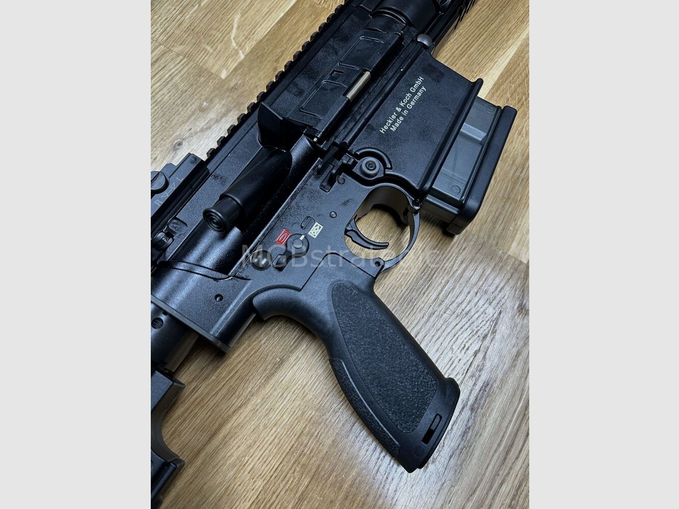 Heckler & Koch MR308 A3 13" - semi-automatic rifle .308 Win. including silencer ASE UTRA Dual 762-Short-QM2 Gen2 Cerakote black / color black - H&K MR 308 A3 - civilian version of the H&K 417 / H&K G27k