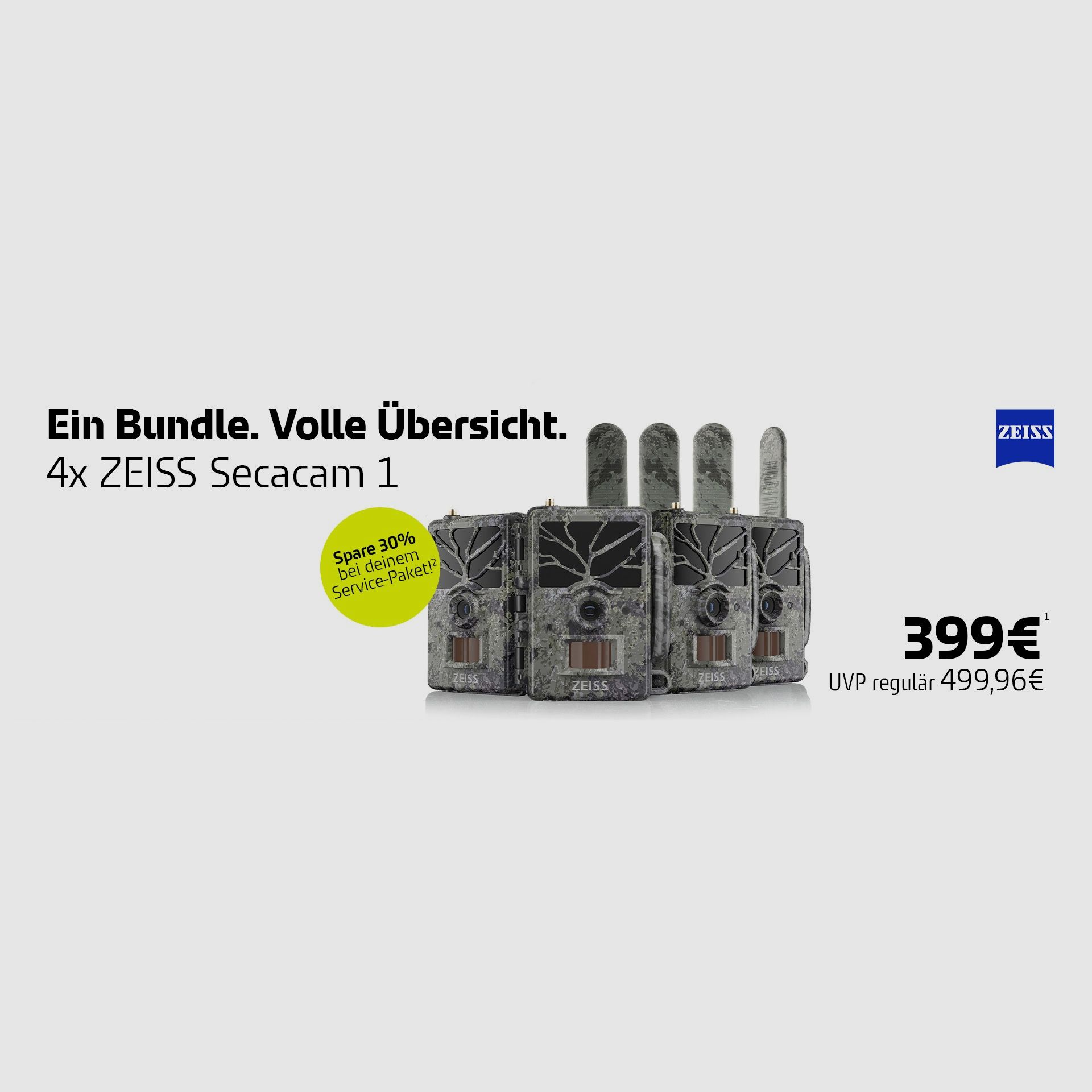 Zeiss Secacam 1, 4er Set
