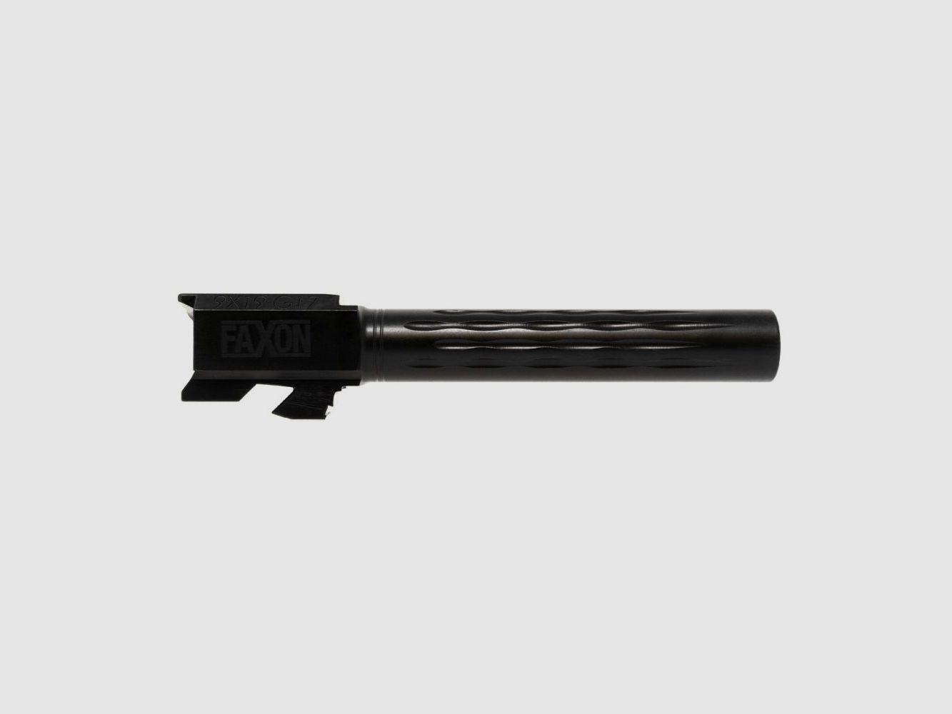 Faxon G17 Flame Barrel Match Full-Size Gen 1-4 9mm SAAMI 416-R SS QPQ Nitride Longueur Standard