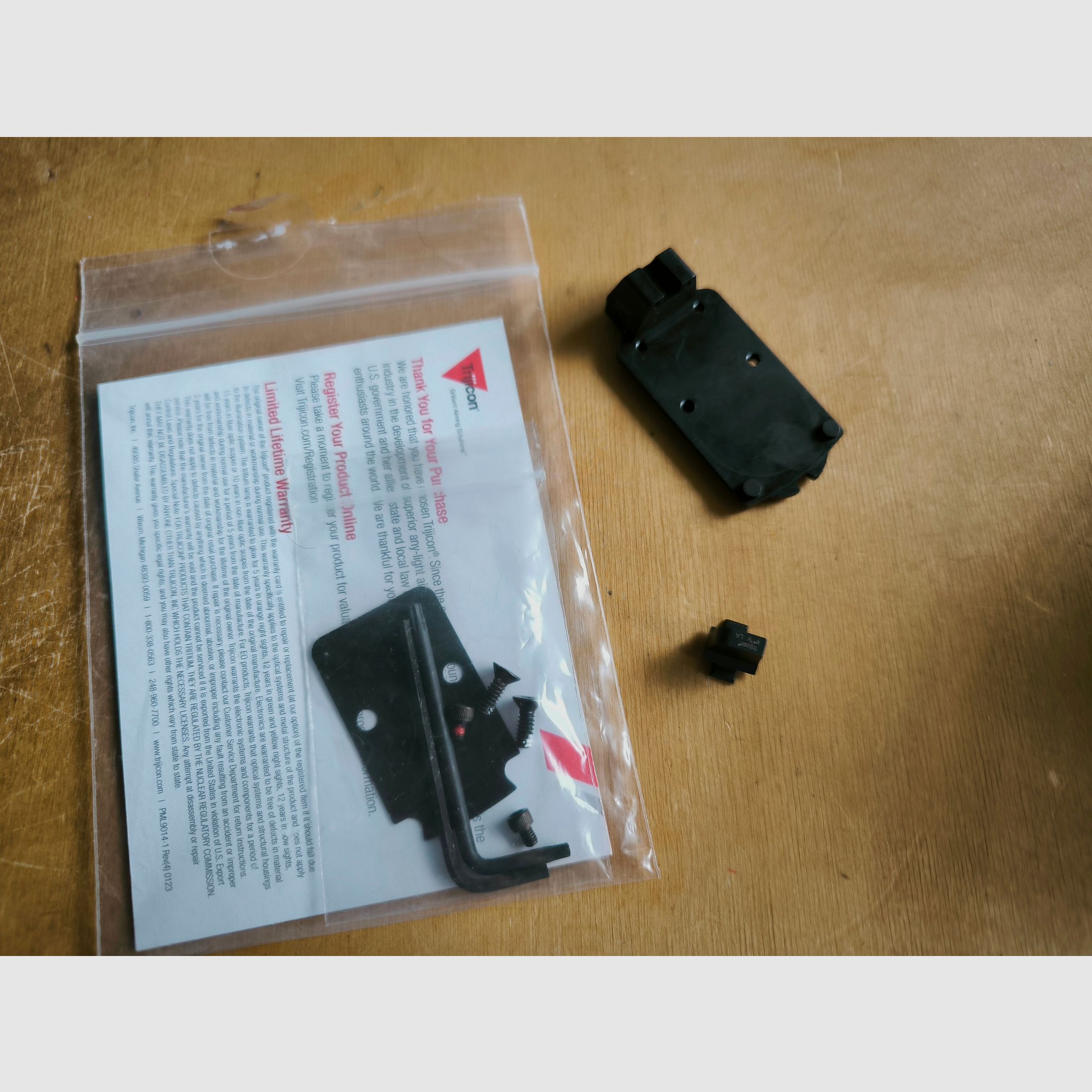 Trijicon RMR Mounting plate/ Montageplatte RMR  SIG M17/18