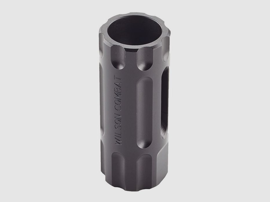 WILSON COMBAT AR-15 WILSON COMBAT MUZZLE BRAKE Q-COMP 1/2-28 STEEL BLACK, imagen 5 de 5