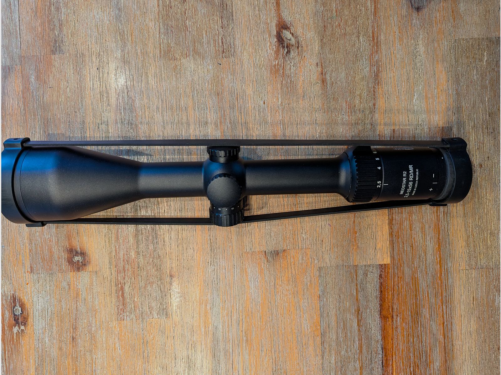 Meopta MeoStar R2 2,5–15x56 RD/MR – Zeiss Innenschiene – Leuchtabsehen