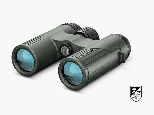 HAWKE 38007 Frontier H DX 10x32 Fernglas Grün mit Zubehör