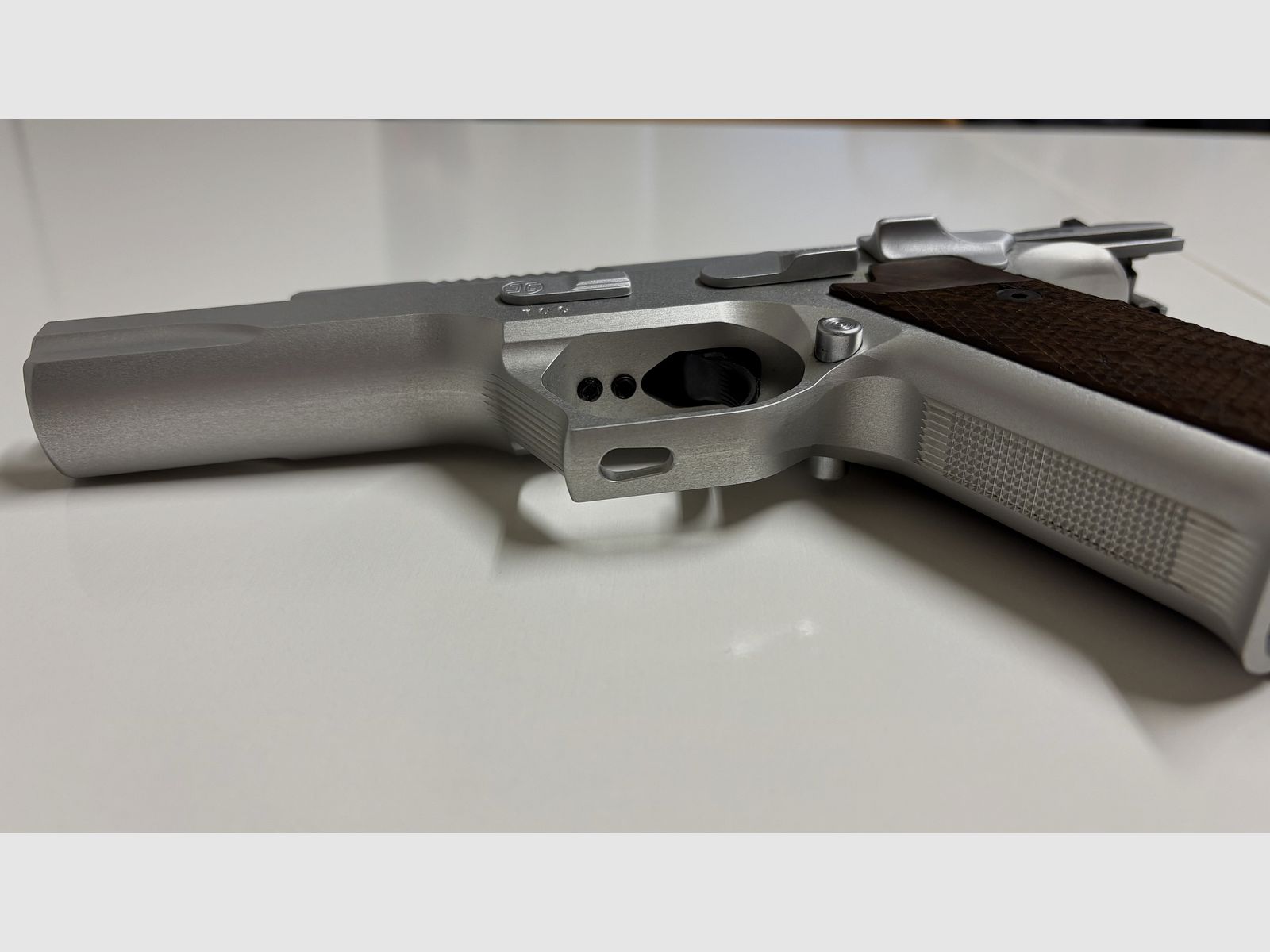 Pardini Sport Model P.C.45 S, 5 inches, Cal 45 ACP - silver