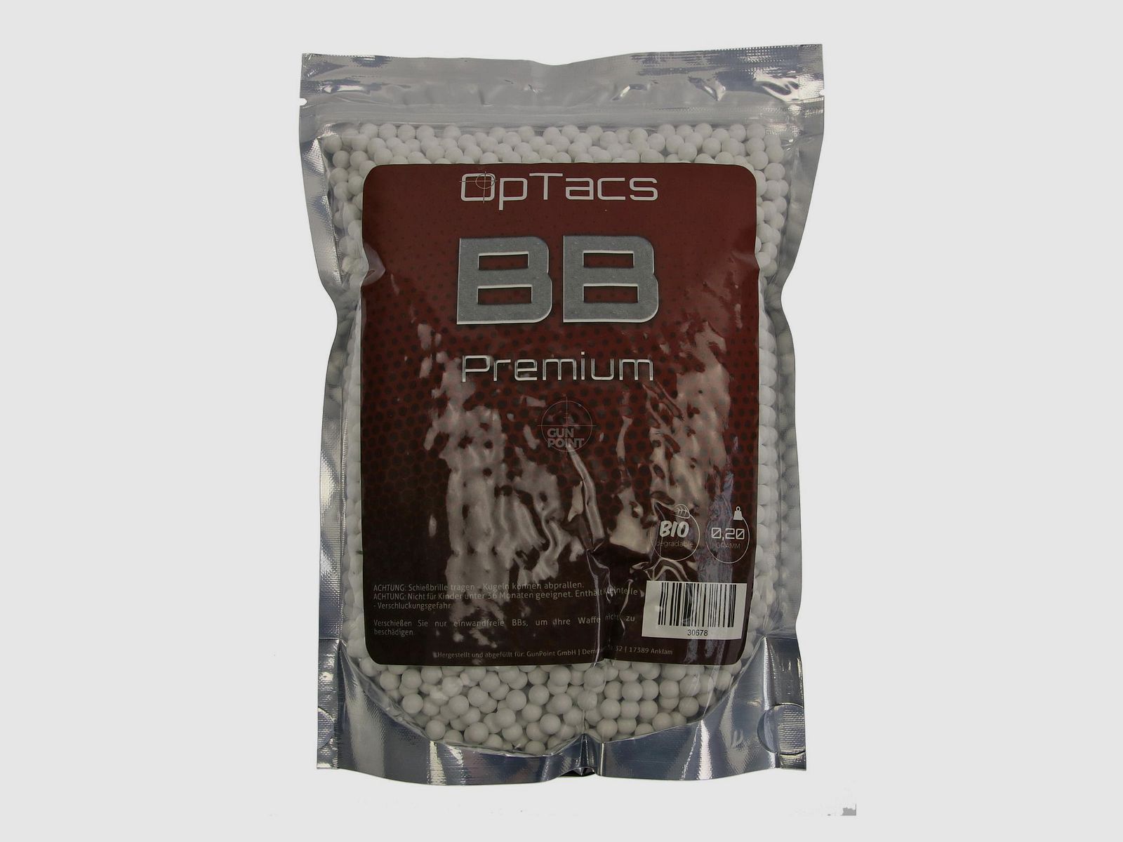 Softair - Kugeln OpTacs Premium BIO BBs 0,20 g 5000 Stk.