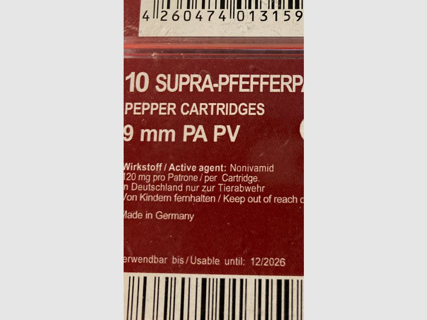 Pfefferpatronen von Wadie 120mg