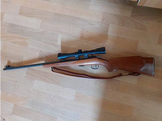 Langwaffe Anschütz Kal. 22LR mit Zielfernrohr 4x32