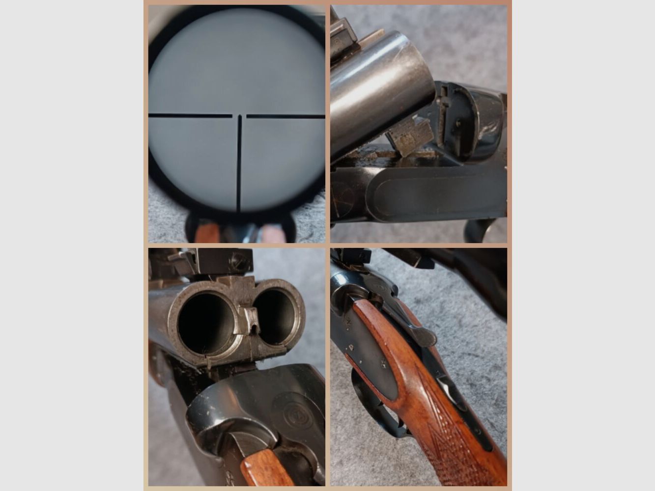 BRNO double shotgun with ZF Zeiss Jena ZF4