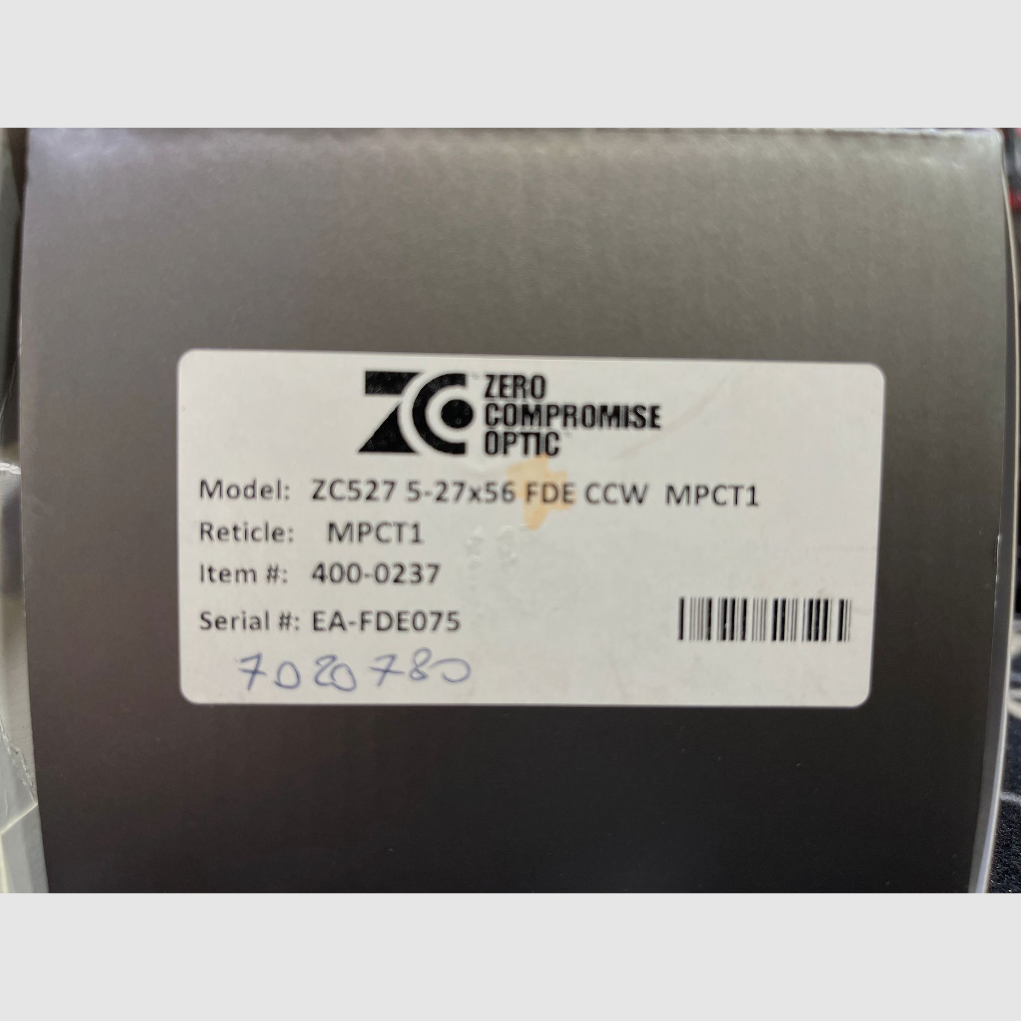 ZERO COMPROMISE ZC527 5-27X56 FDE CCW MPCT1, immagine 13 di 13