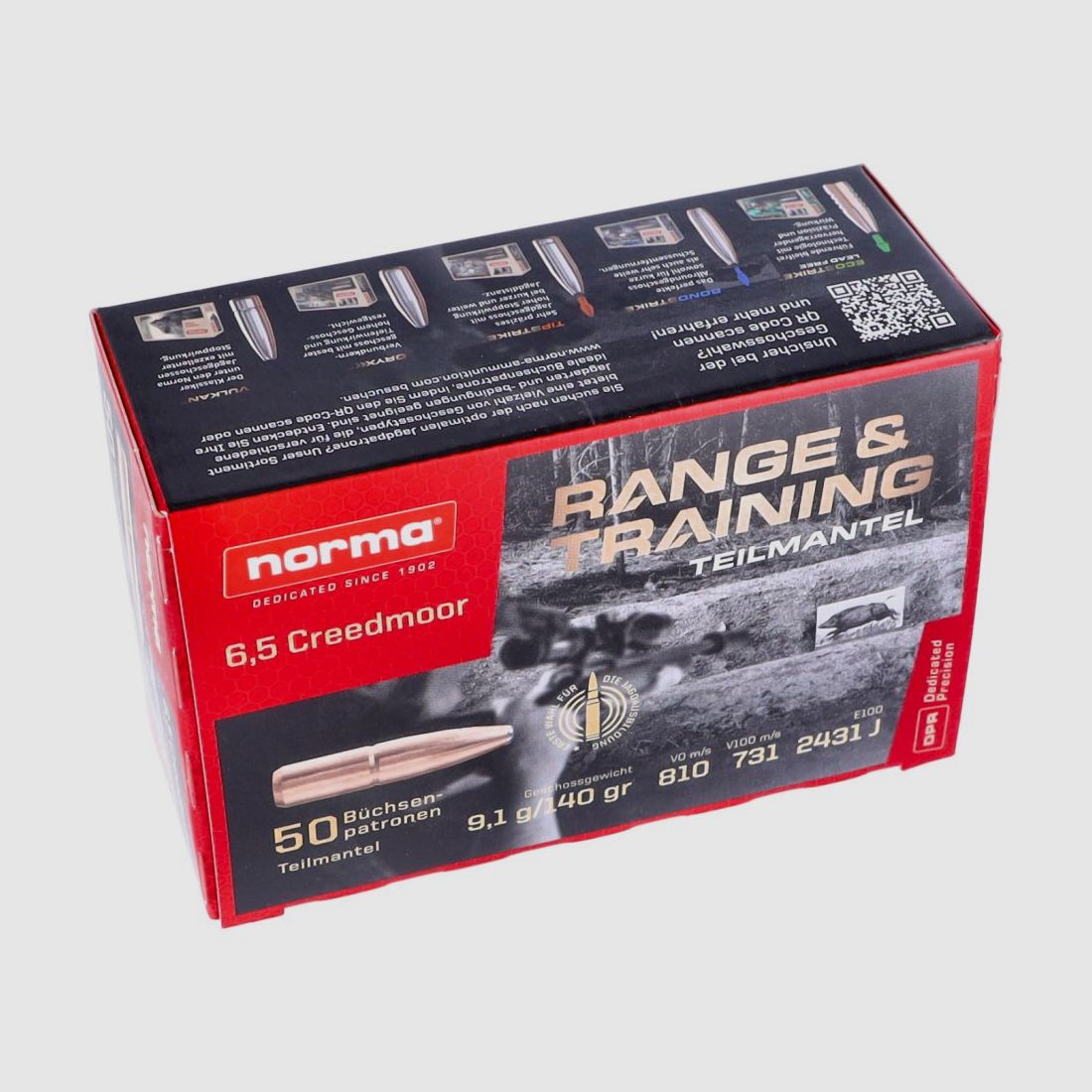 Norma Range & Training 6,5 Creedmor (50er Pack)