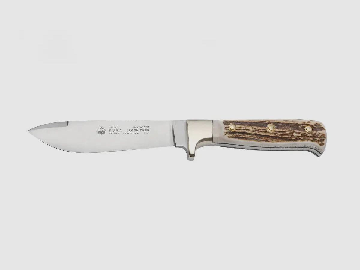 PUMA hunting knife, stag horn