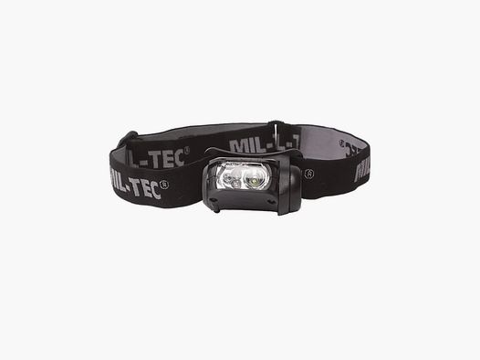 Mil-Tec Mil-Tec Kopflampe LED 4-farbig 65 Lumen - Oliv