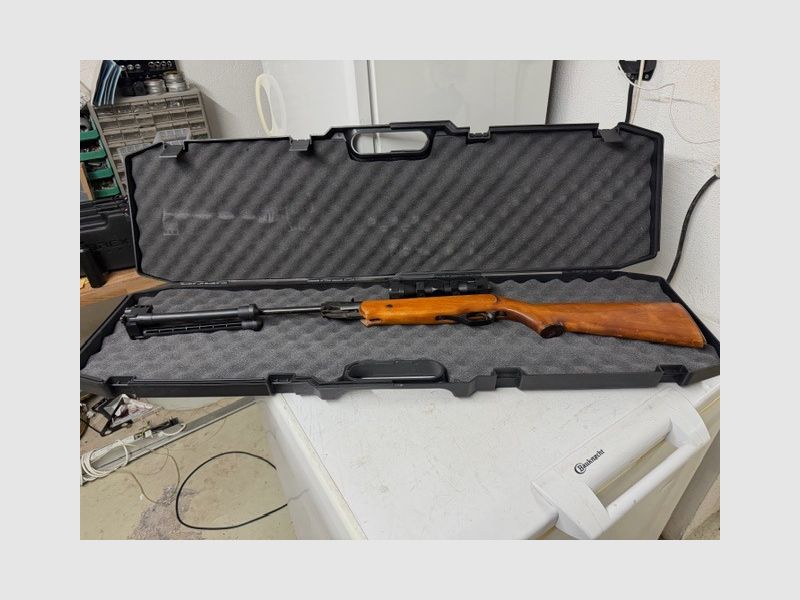 Rifle de aire checo Cal. 1,77 4,5 mm.