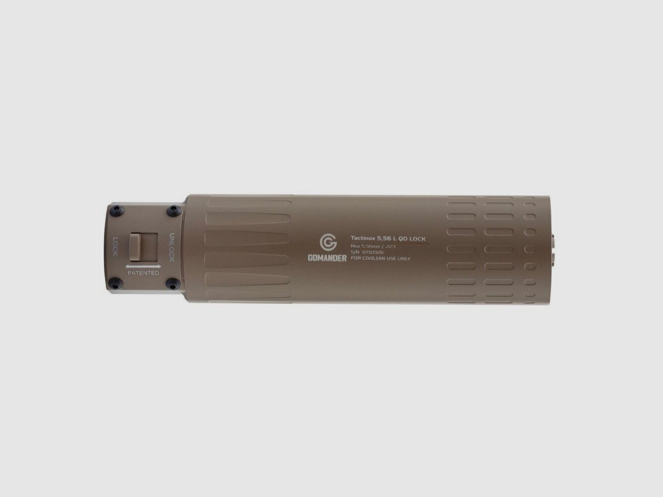 Suppressor Gomander Tactinox 5.56 L QD Lock Black, image 6 of 10