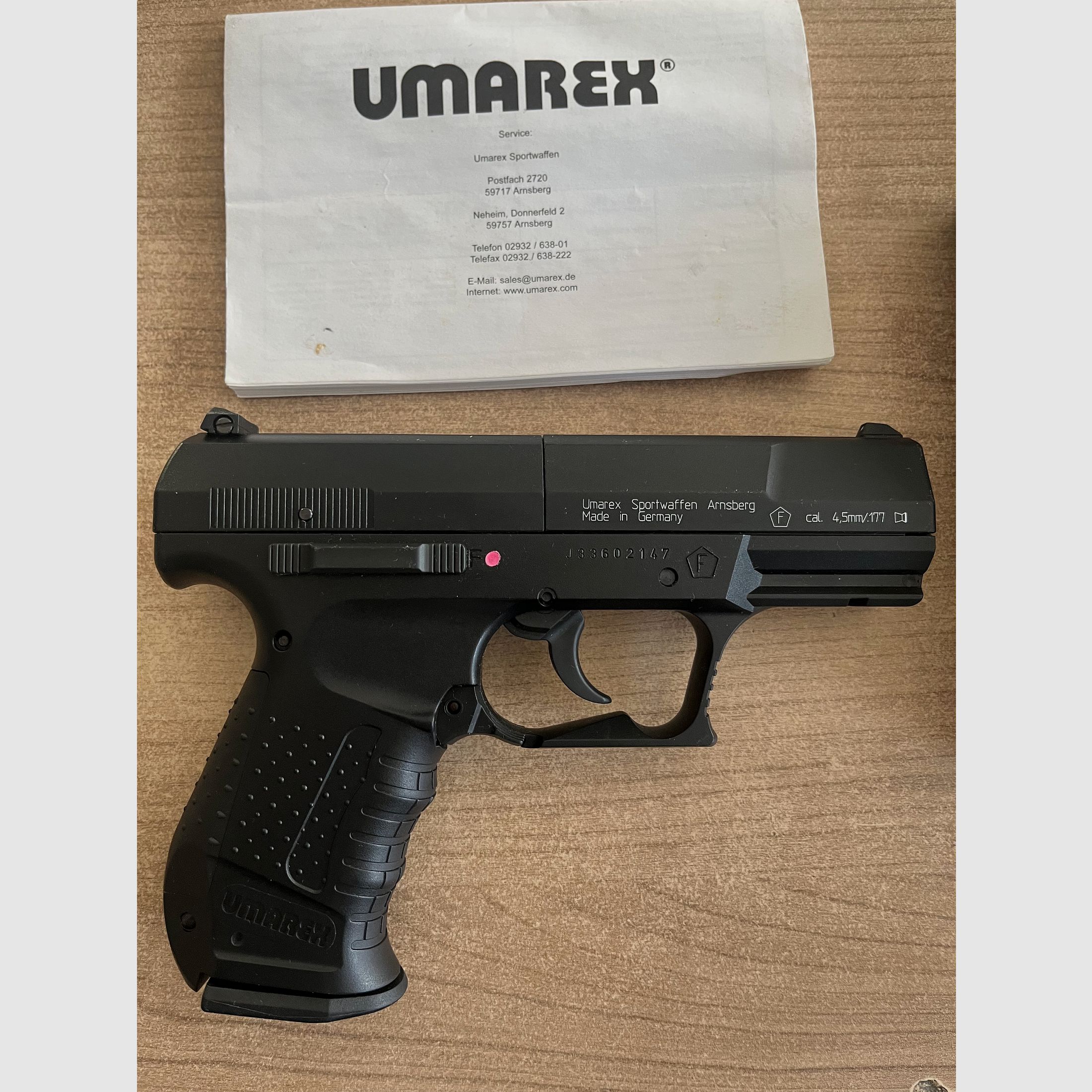 Umarex CPS CO2 pistol caliber 4.5