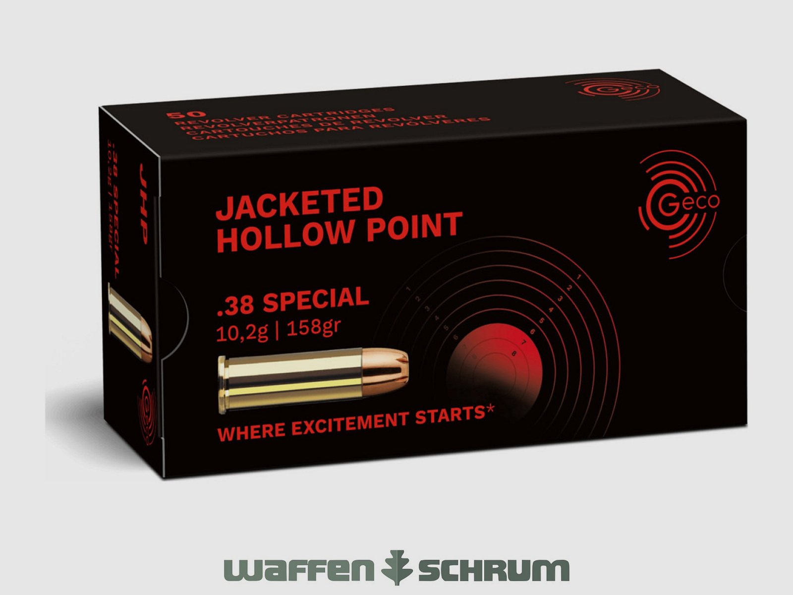 Geco Hohlspitz 10,2g - 158gr .38Special