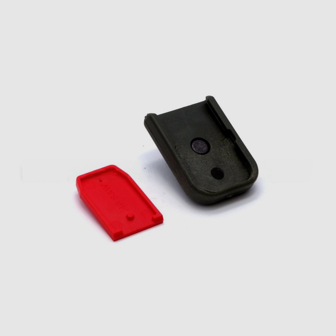DPM MFPG-GL/1 magazine floor plate with glass breaker for GLOCK 9 mm/.40S&W/357Sig Polymer Green, image 2 of 3