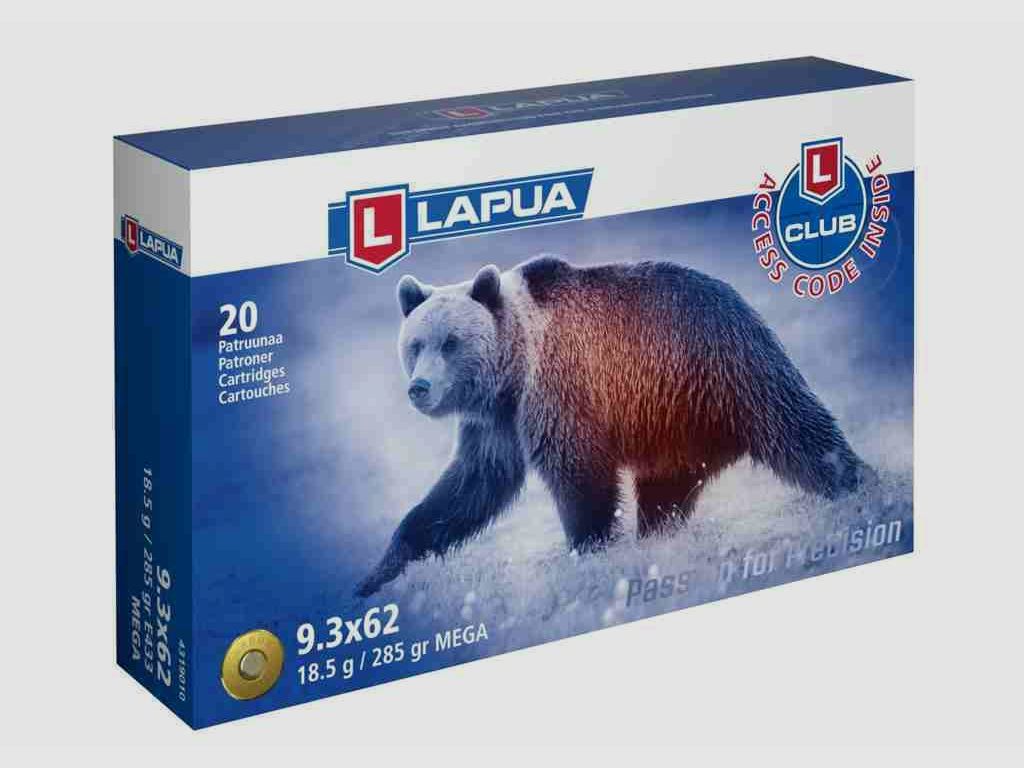 Lapua 9,3×62 Mega 18,5 gram – 285gr