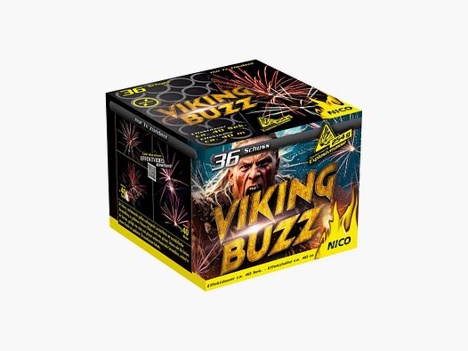 NICO NICO Firework Battery Viking Buzz 36 Shots