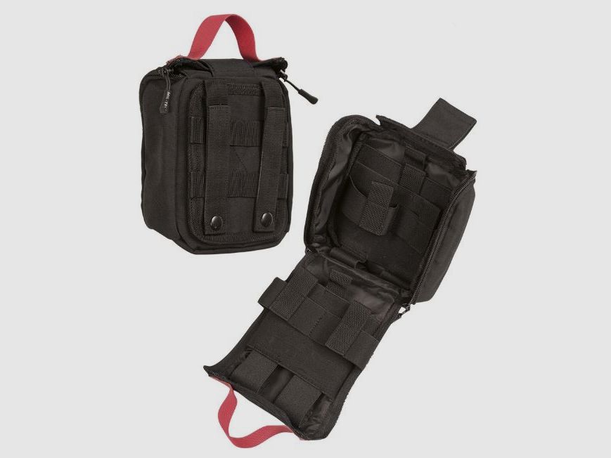 IFAK POUCH POUR ÉQUIPEMENT INDIVIDUEL - COUPE LASER - NOIR, image 2 sur 2