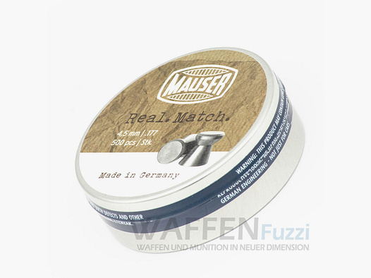 Mauser Real Match Diabolos 4,5mm 500 uds.