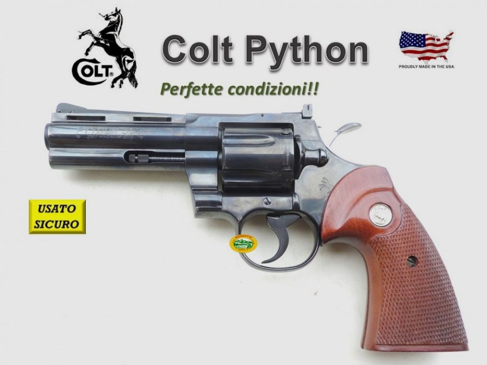COLT PYTHON occasione cal.357 mag. canna 4´´, immagine 1 di 2