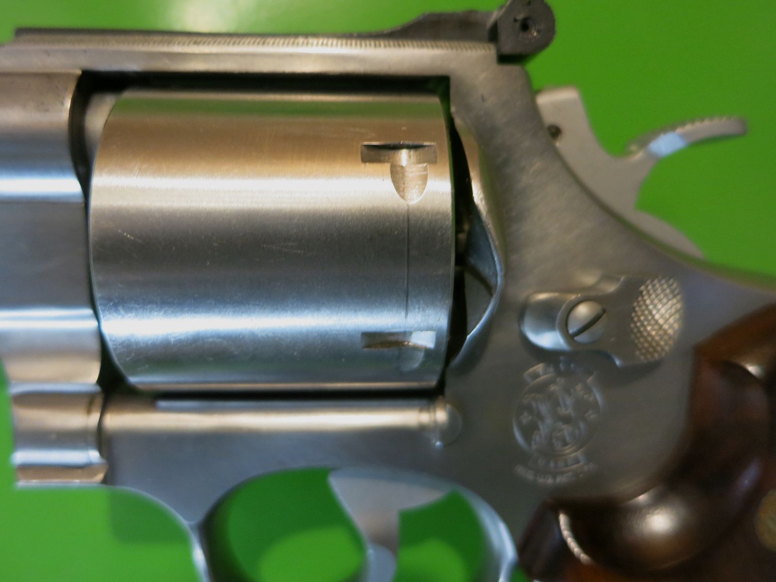 Smith&Wesson Mod. 627-0, WISCHO Target-Champion, .357 Magnum, 5,5" Lauf, stainless   #64-