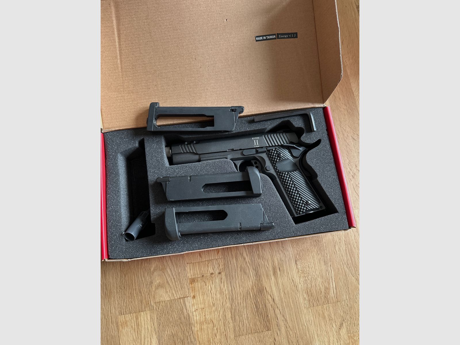 Secutor Rudis Acta non Verba pistola Airsoft 6mm 1Joule, imagen 8 de 8
