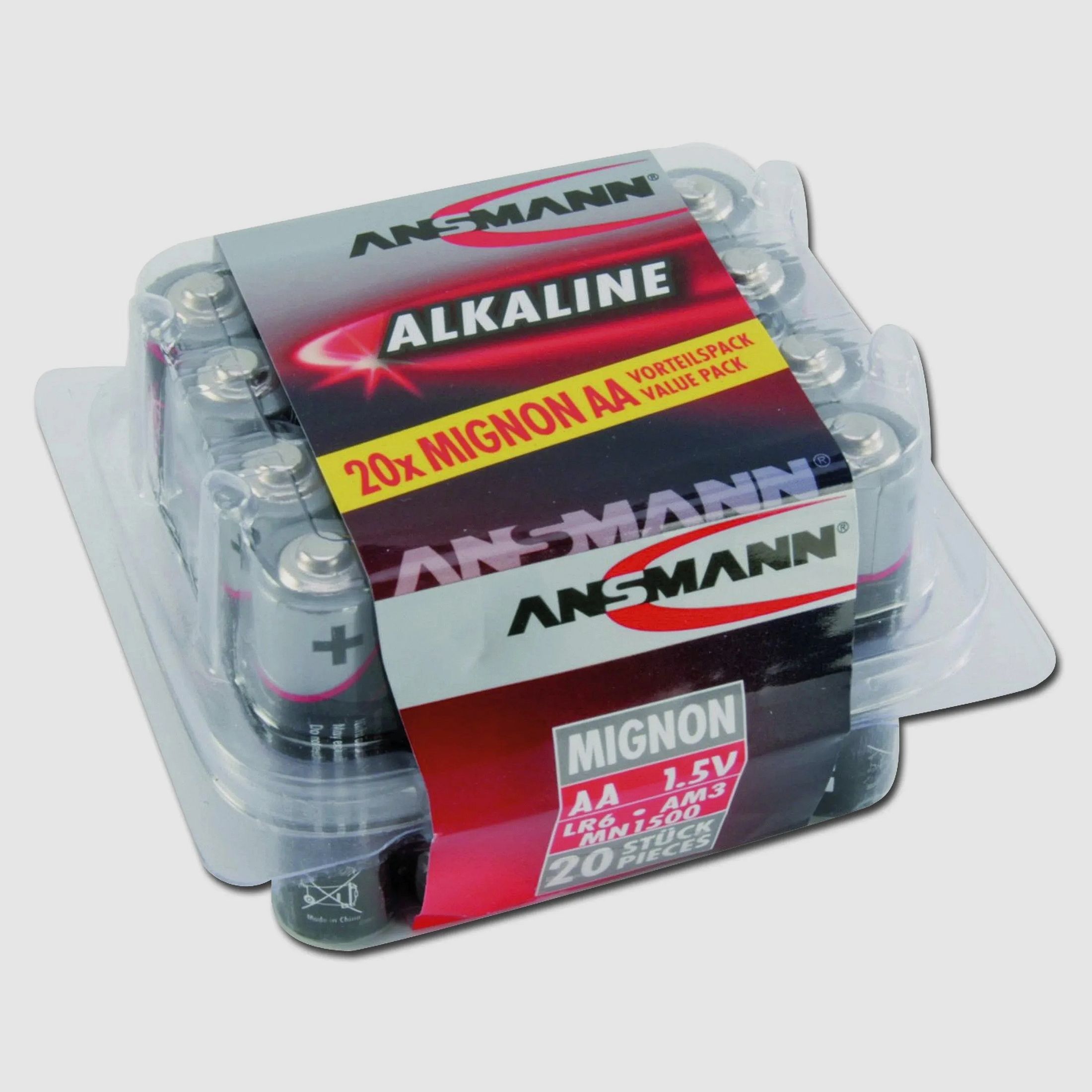 Ansmann Batterie Mignon AA Red-Line 20er-Box