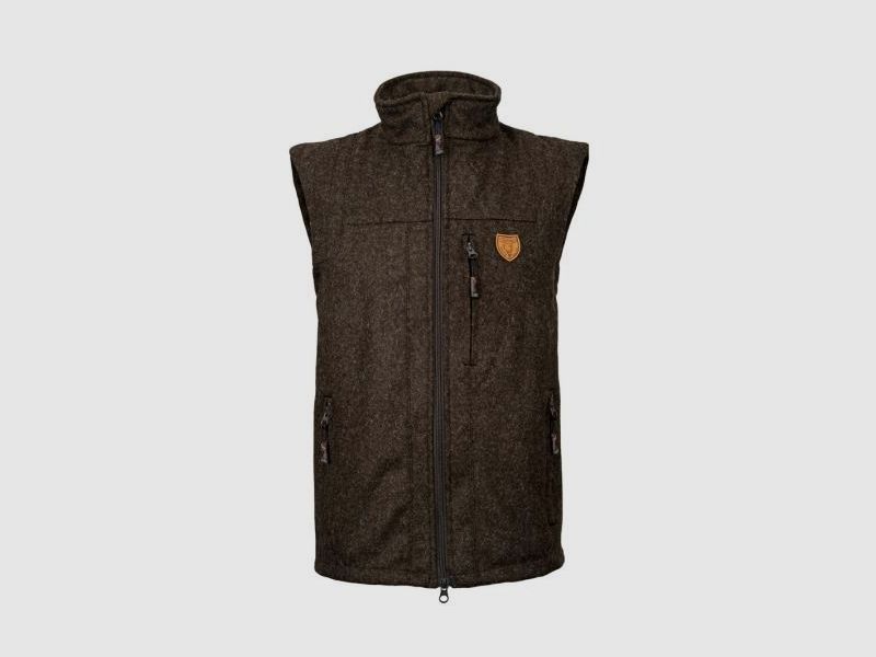 SKOGEN GILET LODEN BROWN, image 2 of 3