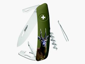 Swiza Klappmesser D05 Rehbock Klingenlänge: 7,5cm - Stahl 440 Klingensperre