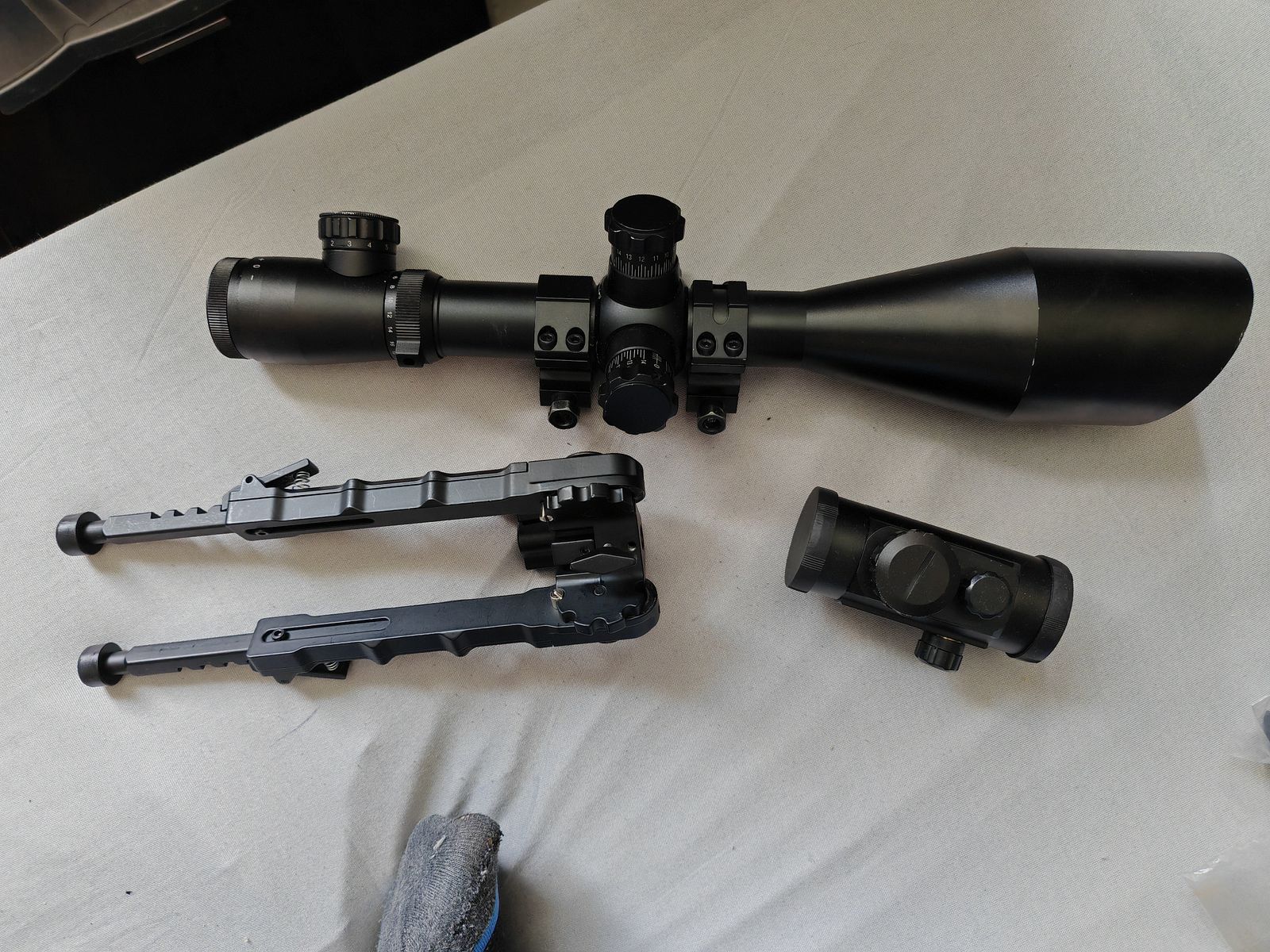AEA HP Max MK2 reichlich Zubehör, Schalldämpfer, Zweib., Munition usw.